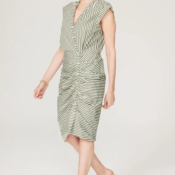 Veronica Beard | Dresses | Veronica Beard Striped Ruched Shirt Dress | Poshmark Veronica Beard | Dresses | Veronica Beard Striped Ruched Shirt Dress | Poshmark